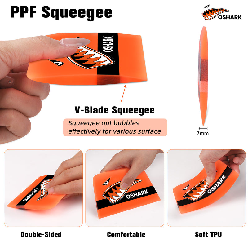 Laden Sie das Bild in Galerie -Viewer, Using PPF squeegee on car surface
