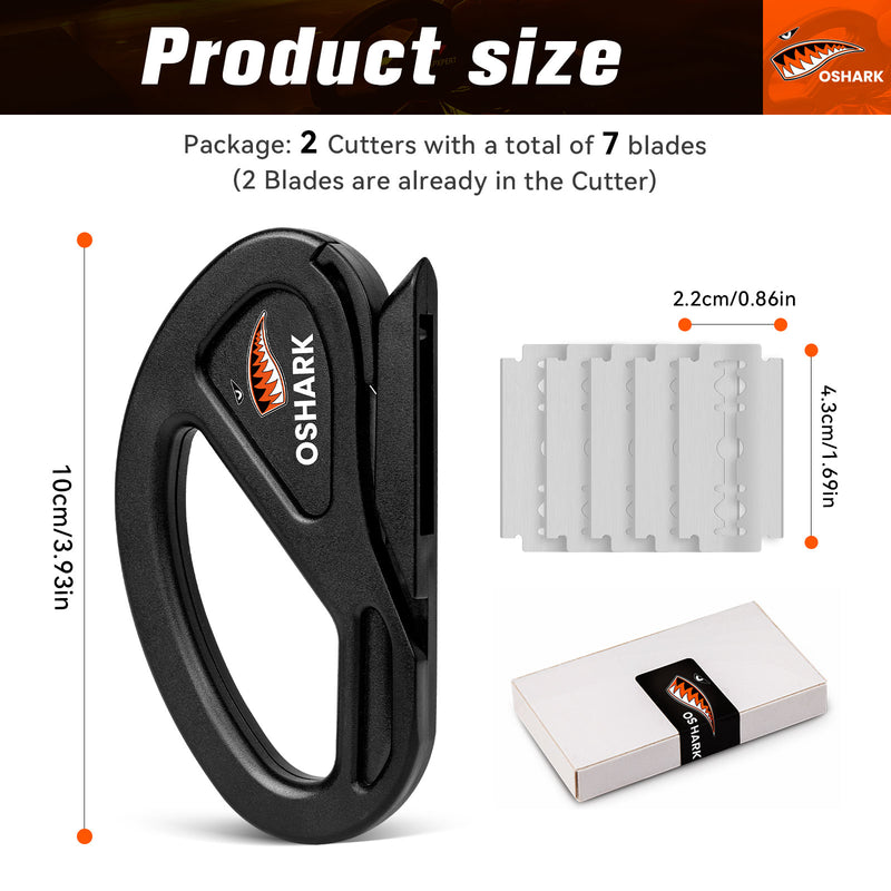 Load image into Gallery viewer, Safety wrap cutter product size chart