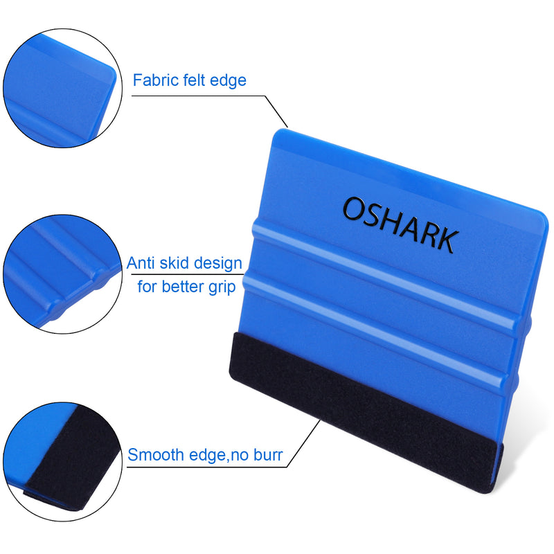 Load image into Gallery viewer, Blue Felt Squeegee