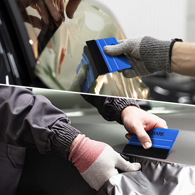 Load image into Gallery viewer, Blue Felt Squeegee