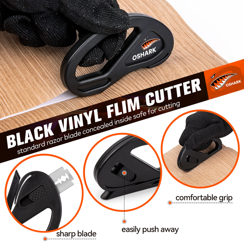 Load image into Gallery viewer, Safety Wrap Cutter, Black