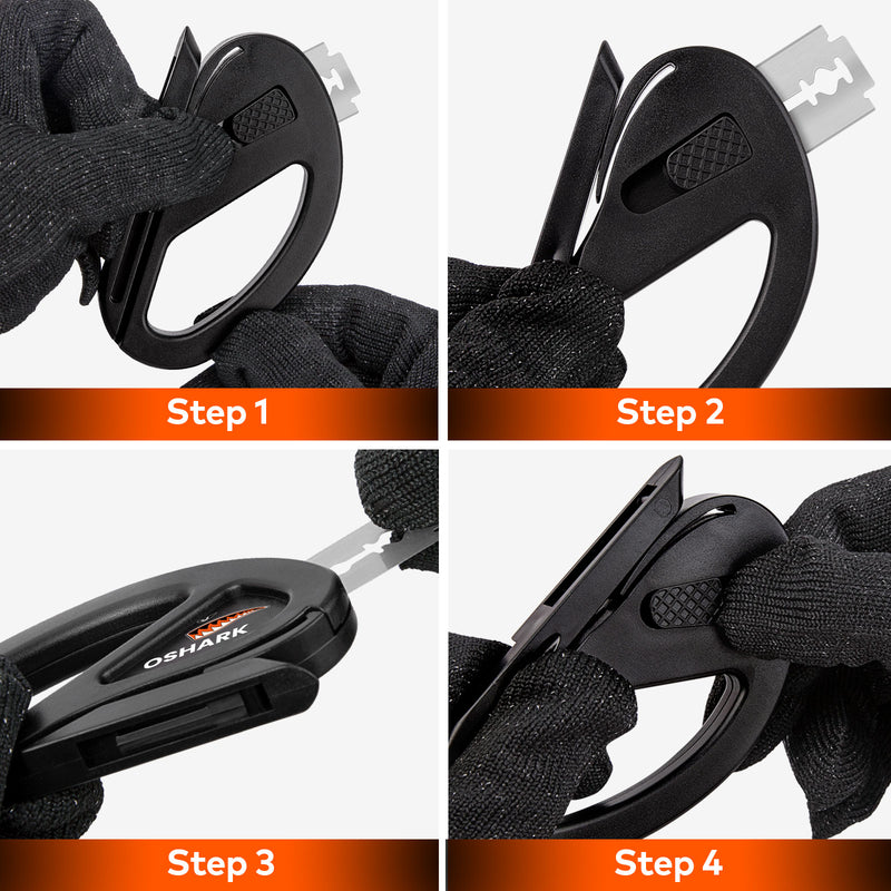 Load image into Gallery viewer, Safety Wrap Cutter, Black