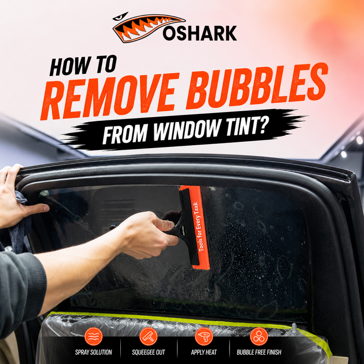 How To Remove Bubbles From Window Tint?