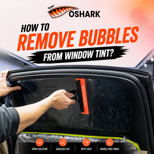 How To Remove Bubbles From Window Tint?
