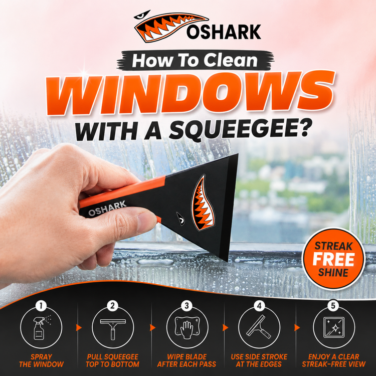 How To Clean Windows With A Squeegee?