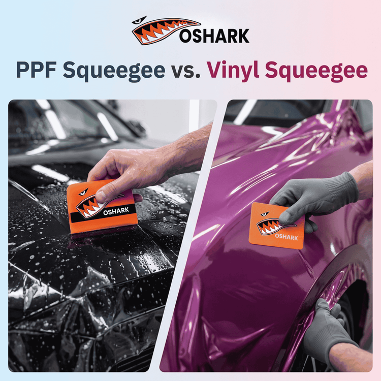 PPF Squeegee vs. Vinyl Squeegee
