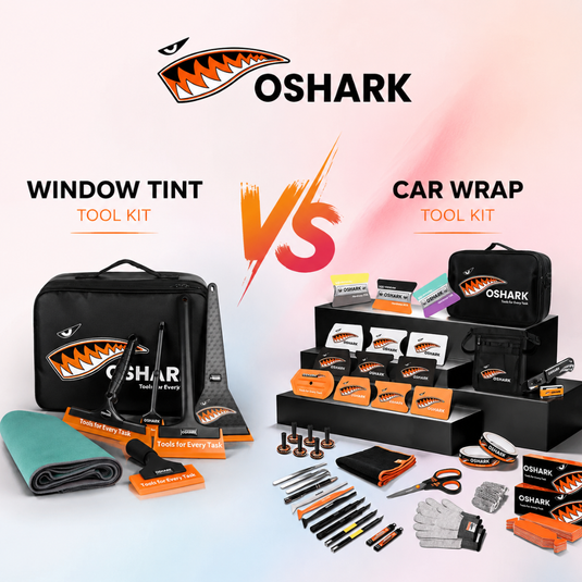 Car Wrap Tool Kit vs Window Tint Tool Kit