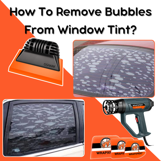 How To Remove Bubbles From Window Tint?