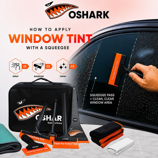 How to Apply Window Tint With a Squeegee