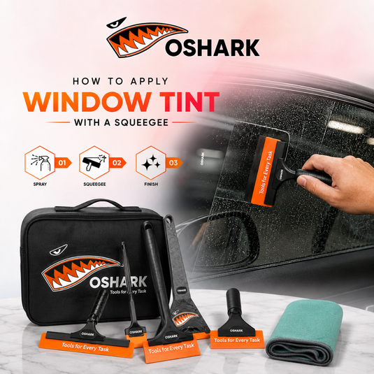 How to Apply Window Tint With a Squeegee