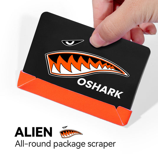 Alien felt edge squeegee packaging