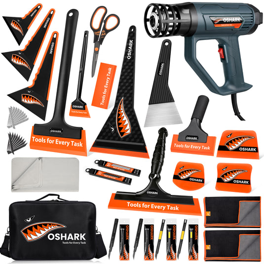 Oshark Window Tint & PPF Tool Kit With Heat Gun