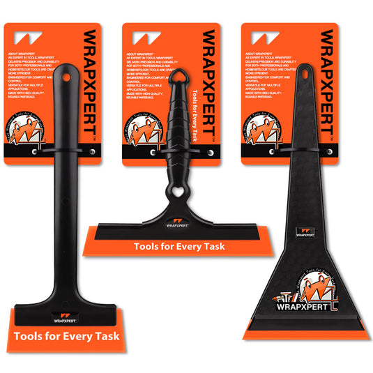 Professional car wrap scraper tools