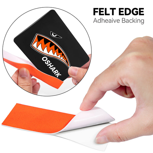 Felt edge strips for vinyl wrap tools