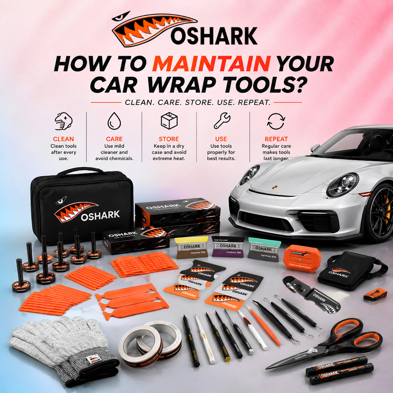 Load image into Gallery viewer, Oshark Wrapwiz 44-in-1 Car Wrap &amp; PPF Tool Kit With Heat Gun
