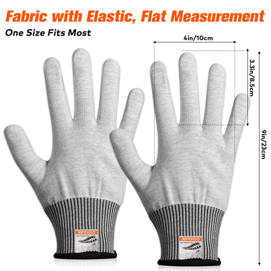 Vinyl Wrap Gloves - Gray