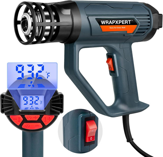 Smart Digital Display Car Wrap Heat Gun,2000W