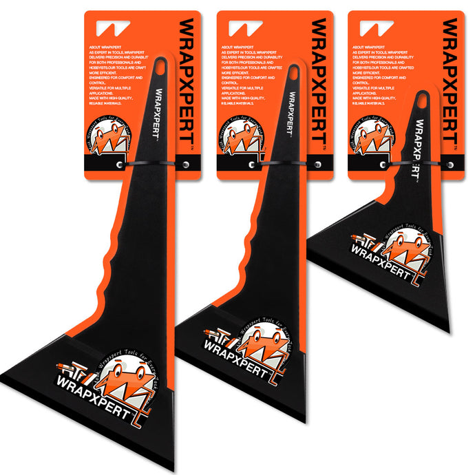 Triangle Tint Squeegees, 3 PCS/Set